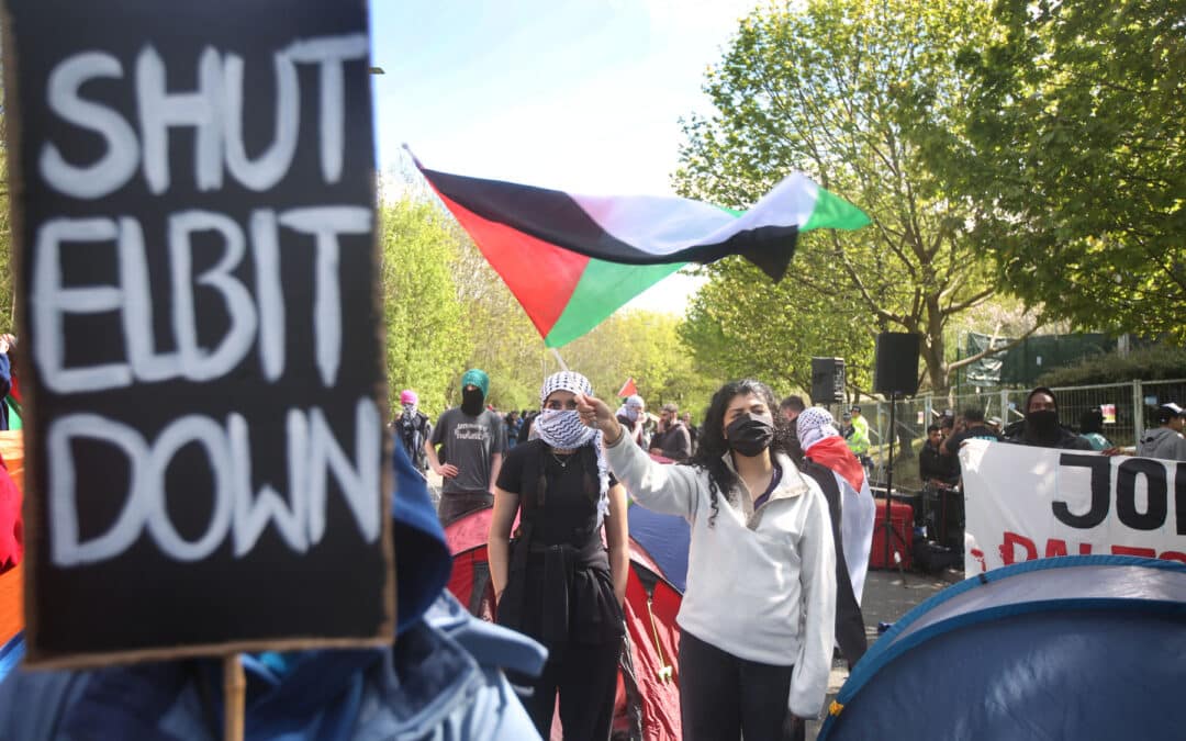 The Siege Against Leicester’s Israeli weapons Factory Begins